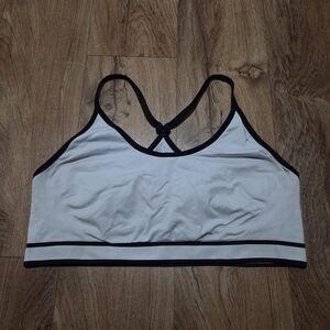 Women's White Sports Bra